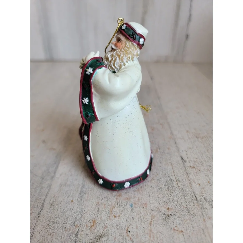 Vintage Thomas Kinkade Santa Claus Dawn Xmas day ornament unique decor